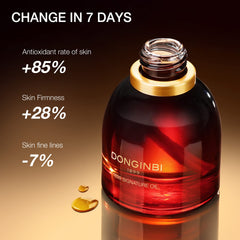 Donginbi 1899 Signature Oil wooden box packaging makes gift-ready presentation.