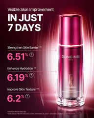 DONGINBI essence pour demonstrates easy dispensing for skincare routine.