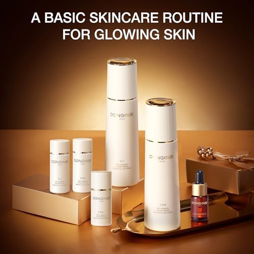 Donginbi Red Ginseng Power Repair Emulsion 130ml bottle locks in moisture for firmer feel