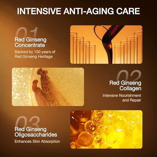 Donginbi Red Ginseng Power Repair Emulsion 15ml travel bottle for quick nourishment