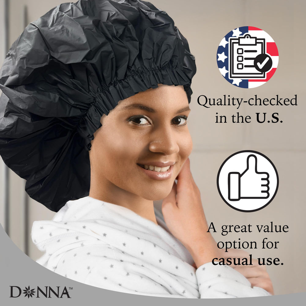 Donna cap protects braids and locs with reusable design