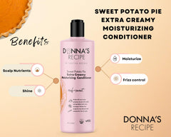 Donna's Recipe texture closeup reveals a rich creamy formula for detangling