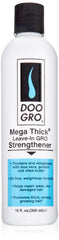 DOO GRO Mega Thick Strengthenr Leave-in bottle; oil-free formula for weightless hydration.