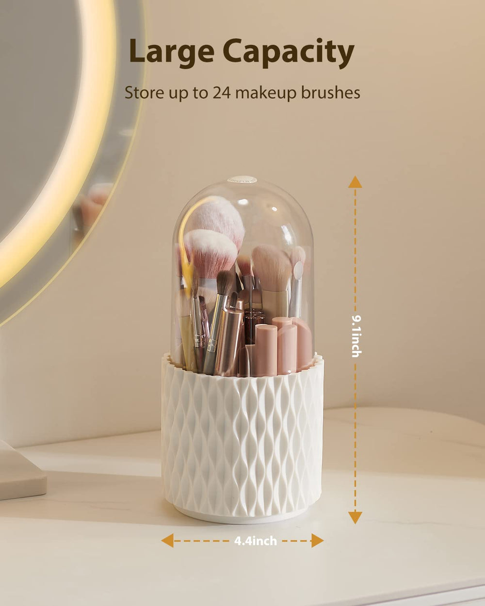 DooGooCoo vanity display doubles as chic decor and practical organizer