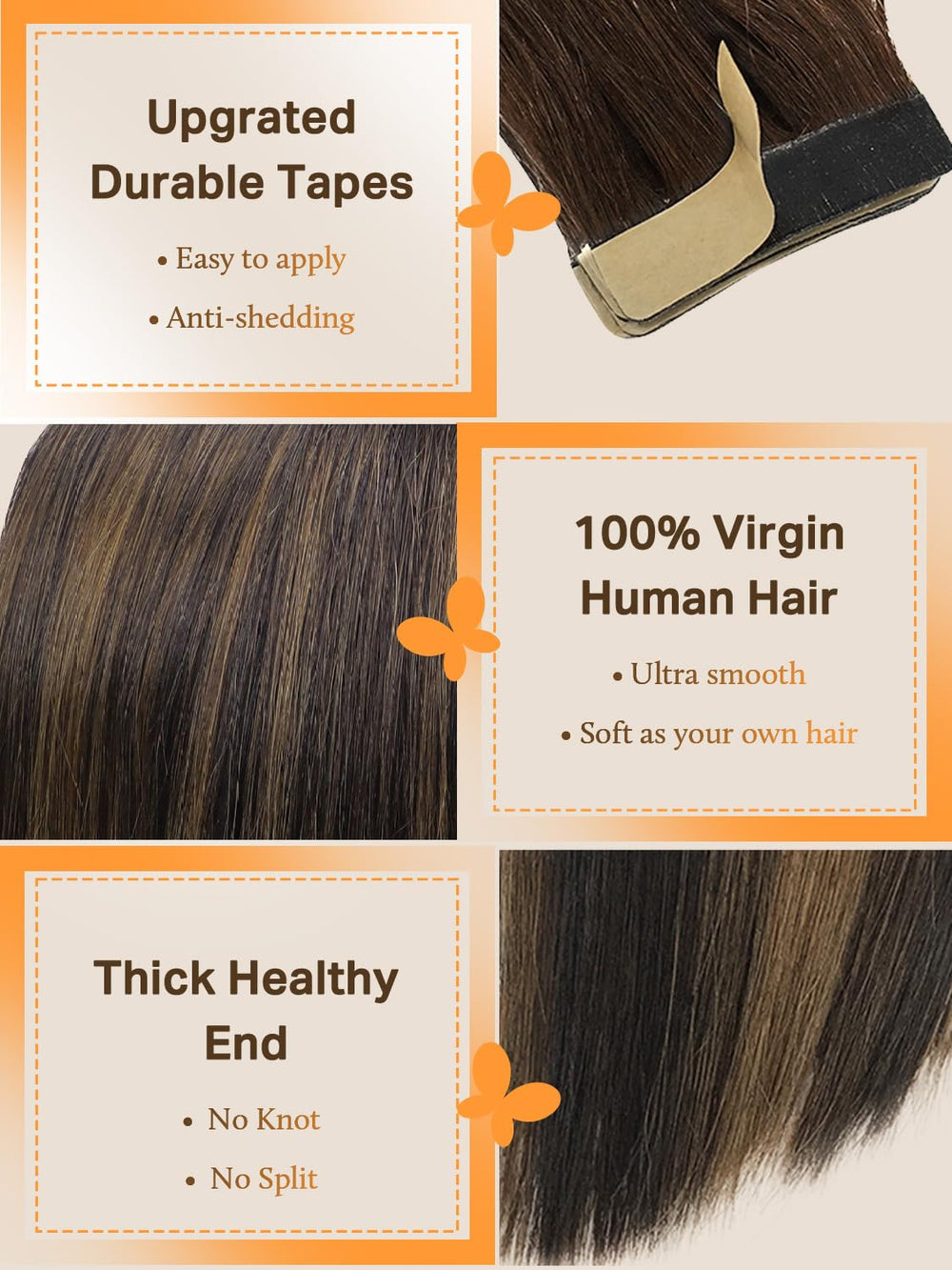DOORES skin-weft close-up highlights lightweight, discreet wear