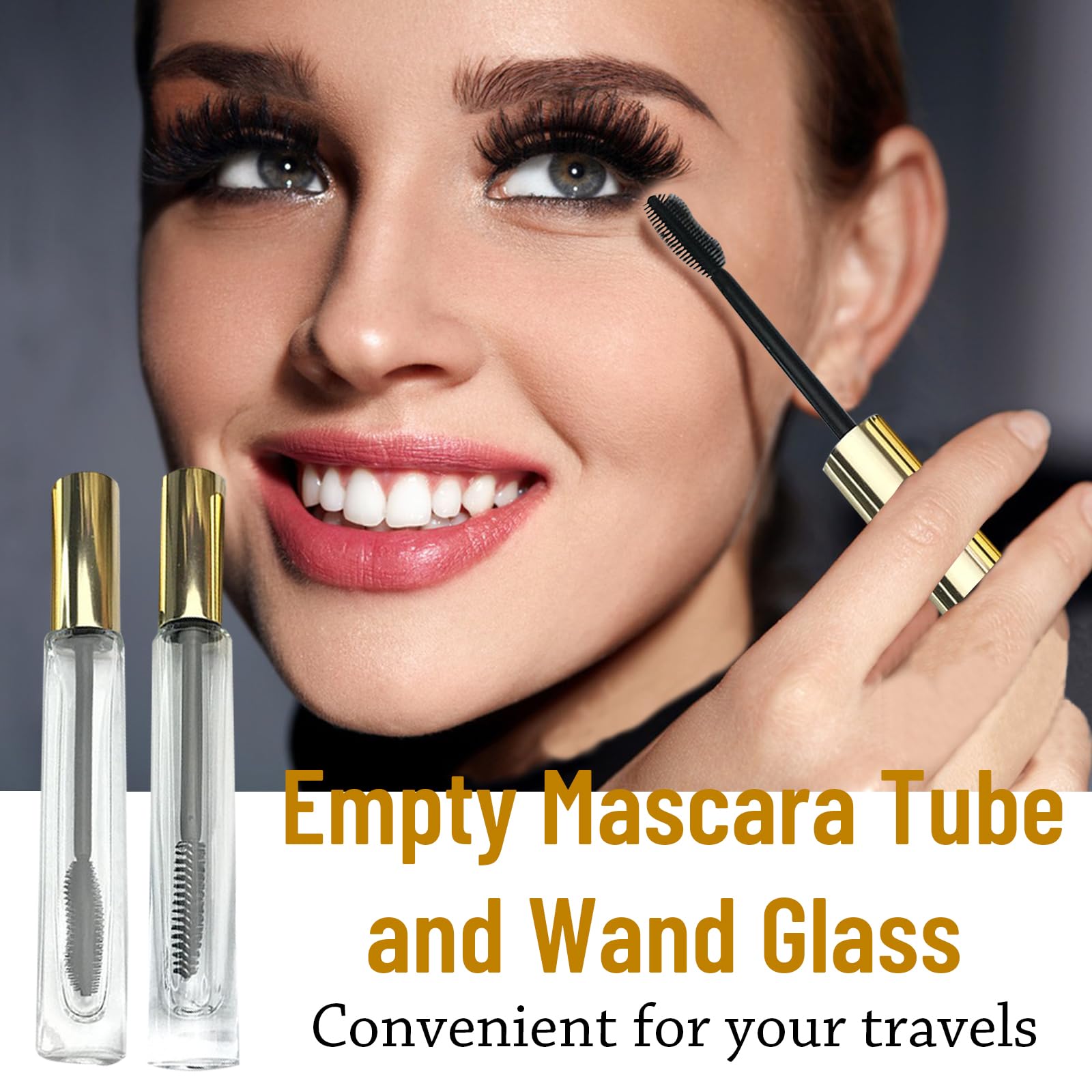 Dootdott mascara wand for smooth application and precise lash coating.