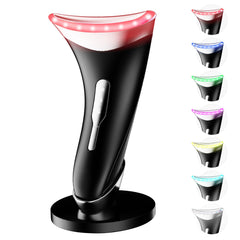 Dopsikn 7-color light therapy massager highlights gentle facial rejuvenation and relaxing warmth.