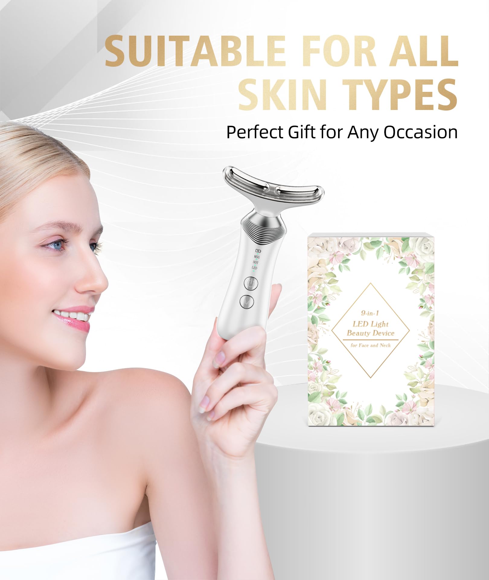 Dopsikn compact white design highlights portable elegance for daily use.