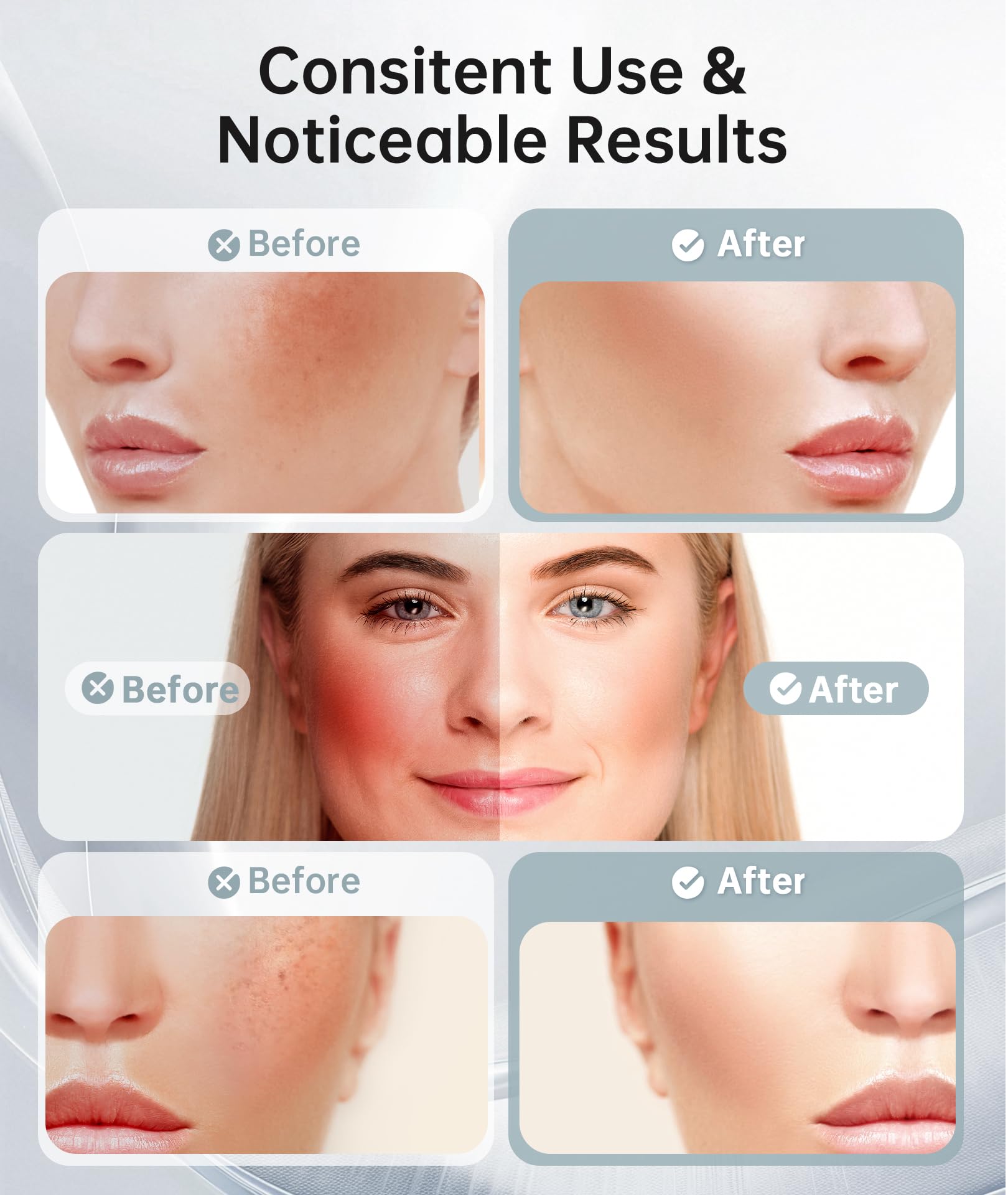 Dopsikn thermal heating feature provides comforting warmth during skincare sessions.