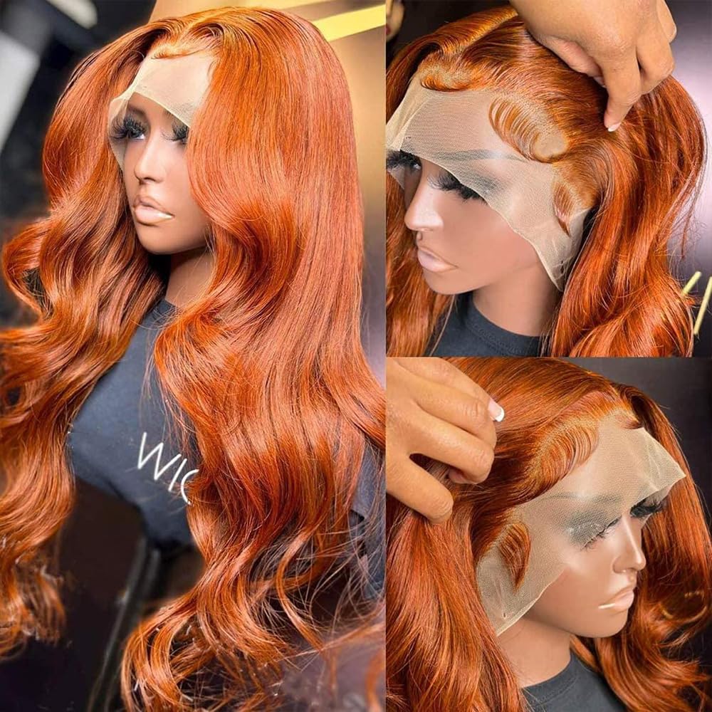 Dorbess Ginger Orange daily-wear wig offers versatile styling and long-lasting color.
