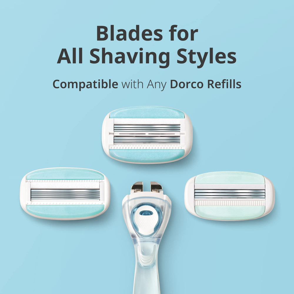 Dorco Eve6 interchangeable cartridges—compatible across Eve handles for convenient upgrades