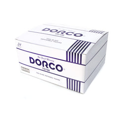 Dorco Fresh twin blade disposable razors ergonomic handle—non-slip grip improves control during shaving.