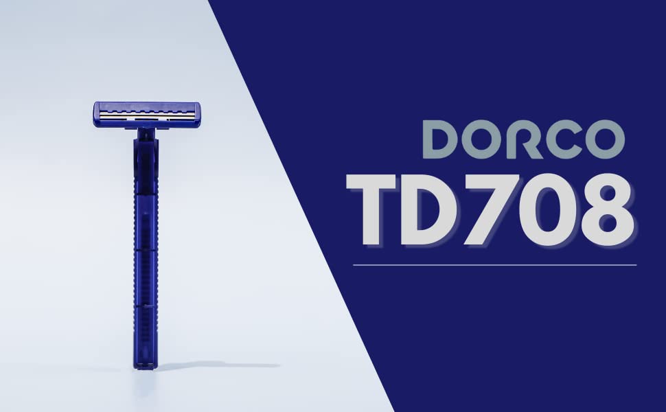 Dorco Fresh twin blade disposable razors non-slip grip—comfortable wet-hair handling for precise shaves.