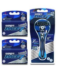Dorco Pace 7 razor handle offers a comfortable grip for precise daily shaving.