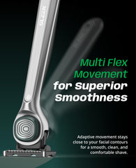 DORCO SLEEK 6 Blade Razor lubrication strip with Vitamin E and aloe for smooth glide