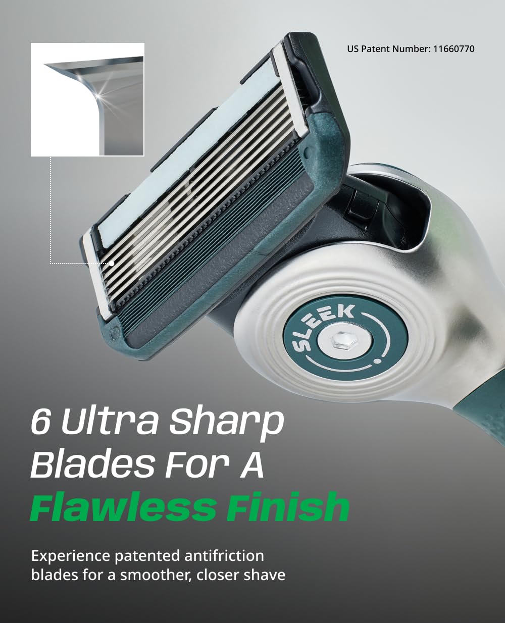 DORCO SLEEK open-flow cartridges stay cleaner and ready for refills.
