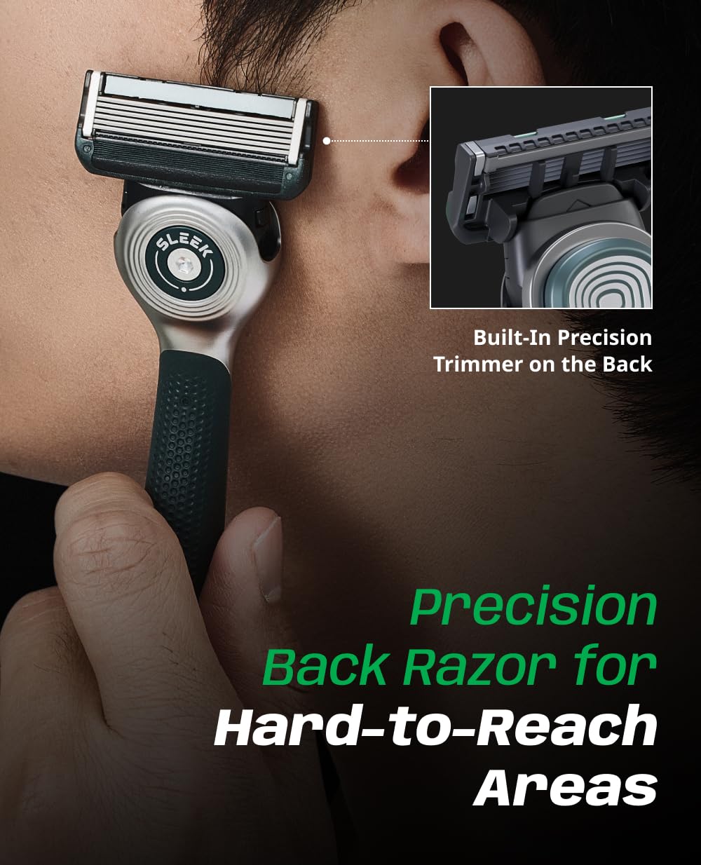 DORCO SLEEK travel-refill pack for easy grooming on the go.