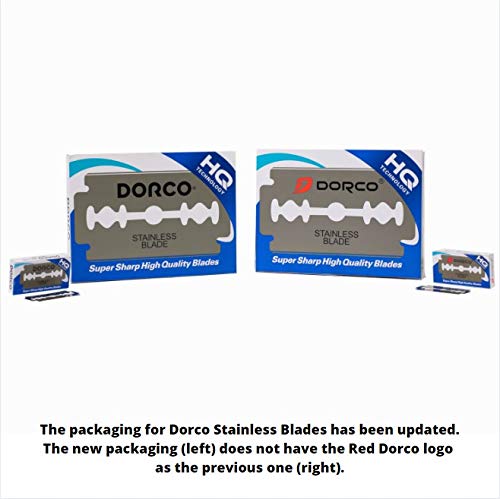 Dorco ST300 platinum blades in use at home shaving station