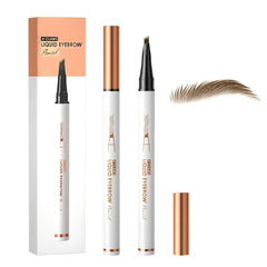 Dorlafamomo 2 Pcs Microblading Pen close-up showing natural brows