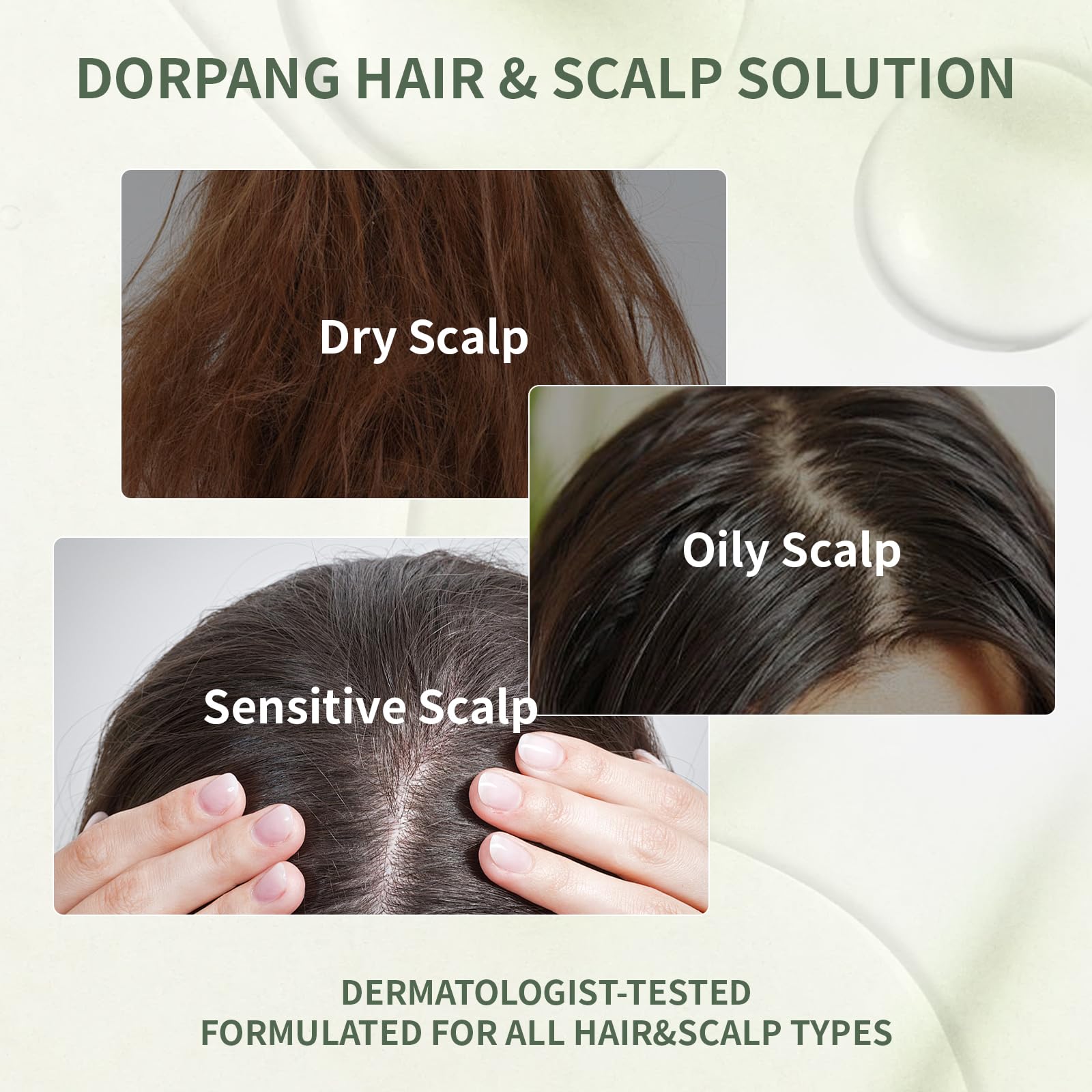 DORPANG 90-day results notes reduced daily shedding and fuller look.
