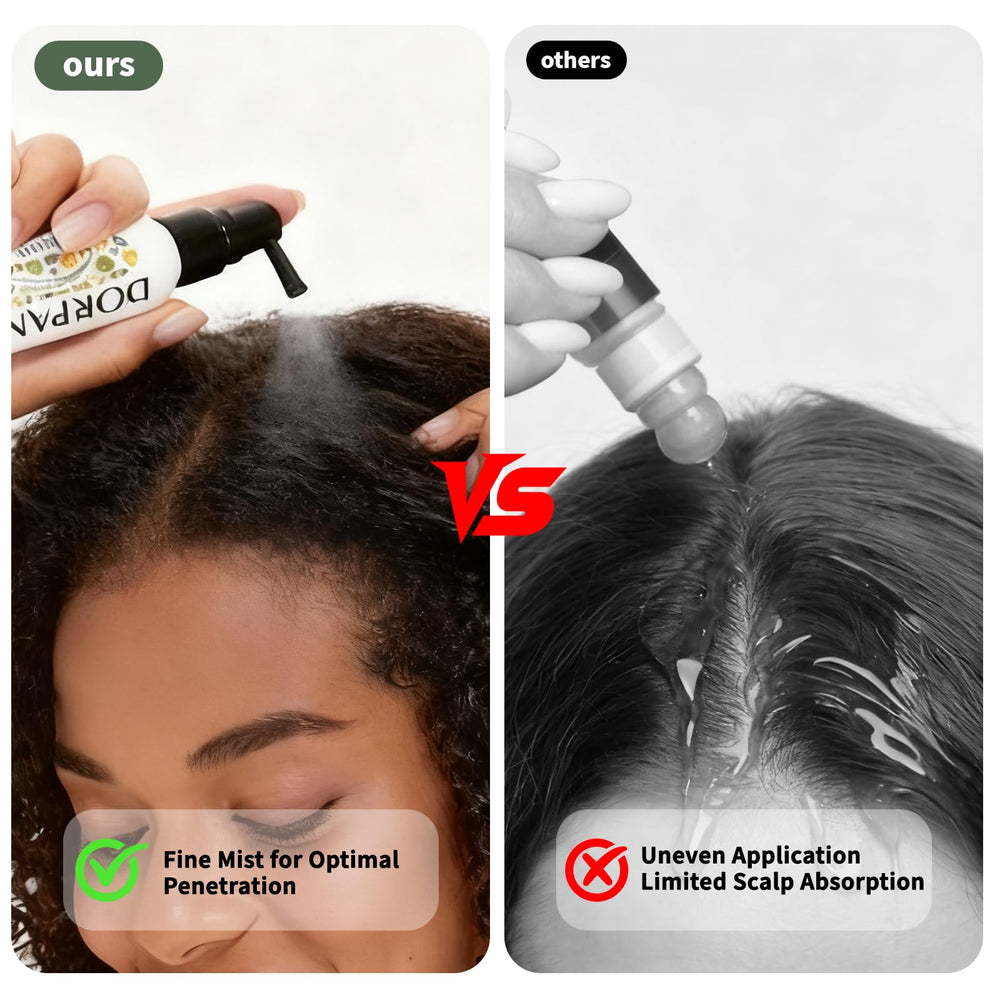 DORPANG sensitive-scalp care with alcohol- and sulfate-free formula.