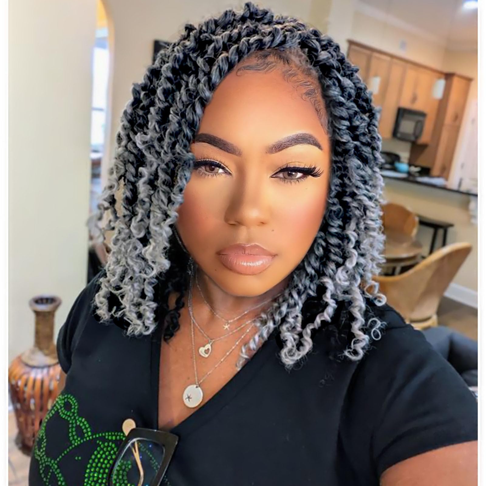 Dorsanee pre-twisted passion twist hair 10inch for quick, stylish protective styling.