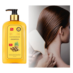 Dosoecse Ginaday shampoo lather during application for gentle cleansing across hair types.