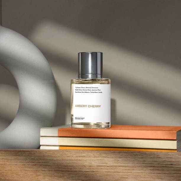 Dossier Ambery Cherry packaging box signaling luxury and gift-readiness