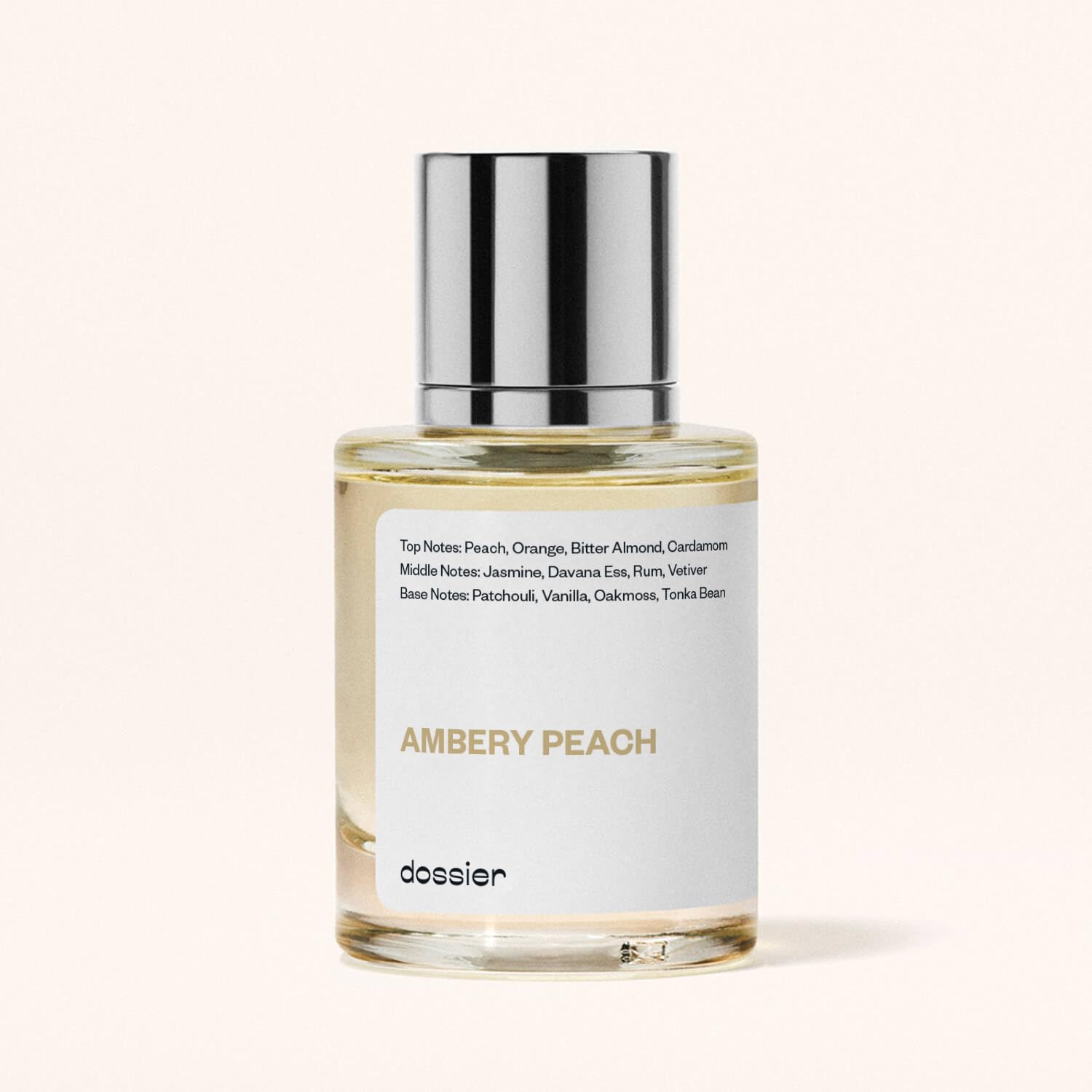 Dossier Ambery Peach packaging box presents gift-worthy packaging.