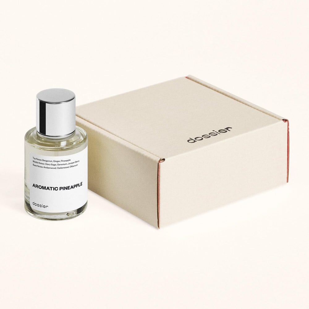 Dossier Aromatic Pineapple box—vegan, cruelty-free gifting option.