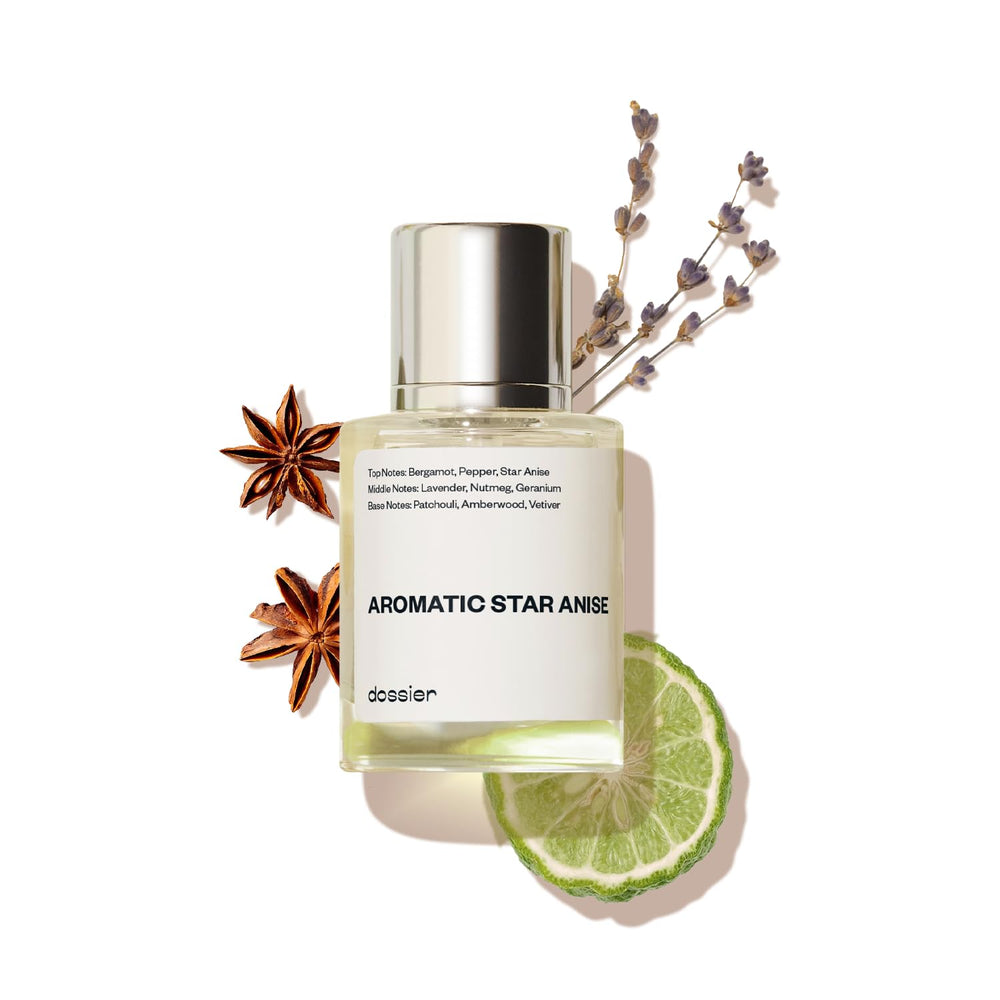 Dossier Aromatic Star Anise EDP bottle for daily premium fragrance.