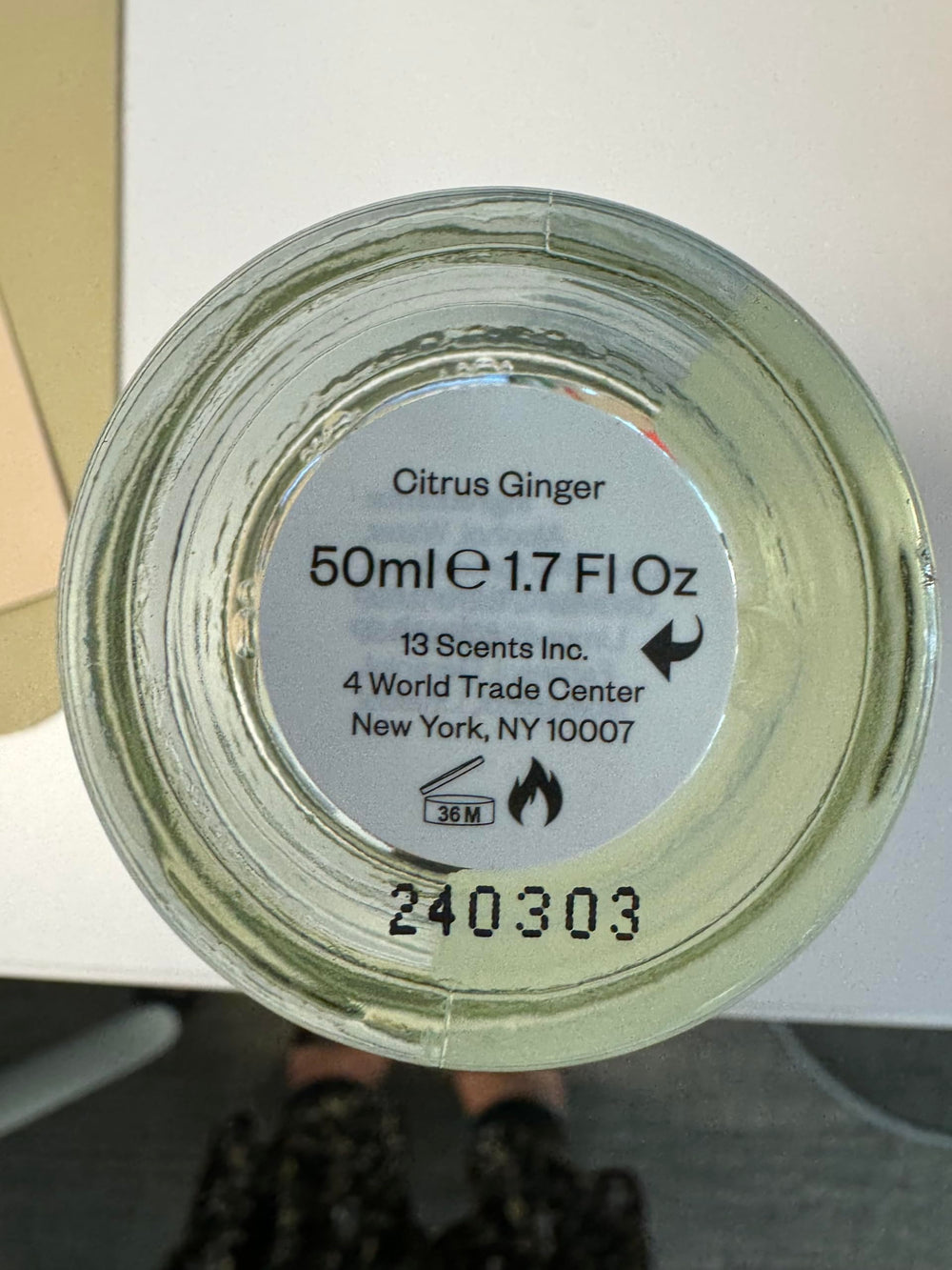 Dossier Citrus Ginger vegan and paraben-free labeling communicates ethics.