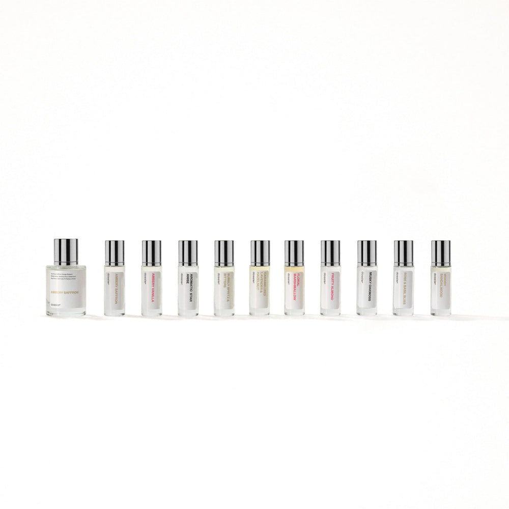 Dossier Discovery Set luxury-inspired fragrances sampler highlights versatile scents for daily wear.