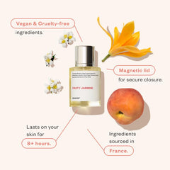 Dossier Fruity Jasmine wrist application suggests easy on-the-go use.