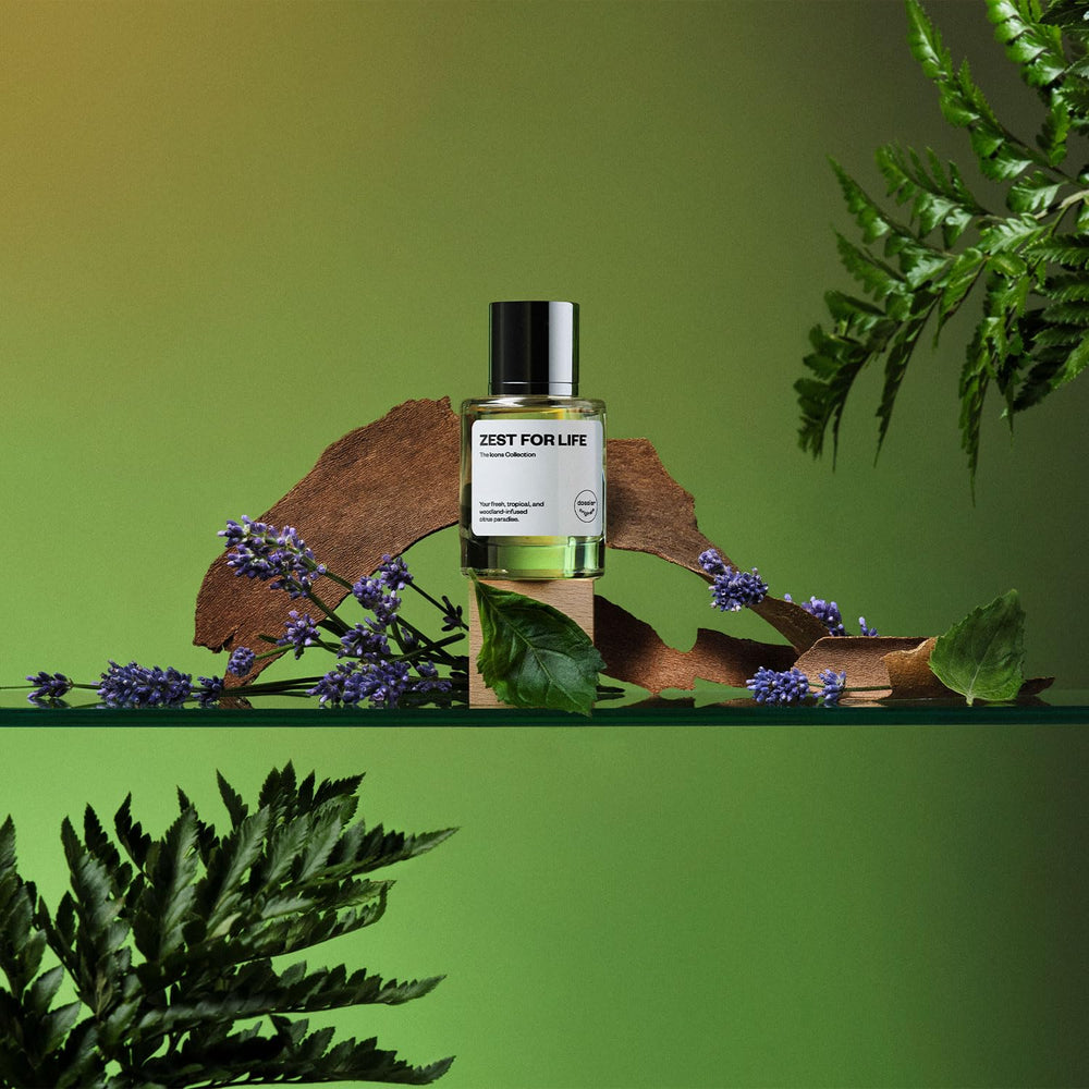Dossier Original Zest for Life fruity top notes evoke fresh energy for everyday confidence.