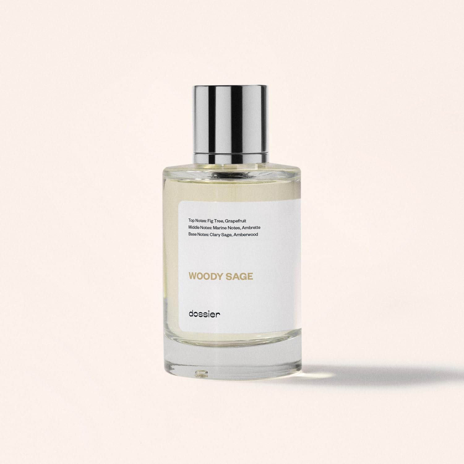 Dossier Woody Sage unisex perfume scene suggests versatile daily wear