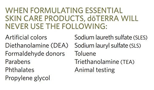 doTERRA Facial Cleanser foam showcases gentle lather for daily, soothing cleansing.