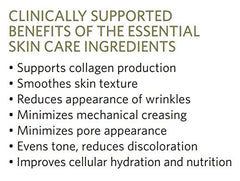doTERRA Facial Cleanser ingredients graphic highlights Melaleuca and Peppermint benefits.