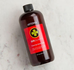 Aromas of spice and citrus from doTERRA On Guard during washing for a refreshing scent.