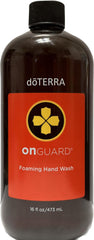 DoTERRA On Guard foaming hand wash refill bottle with citrus-spice aroma for refreshed hands.