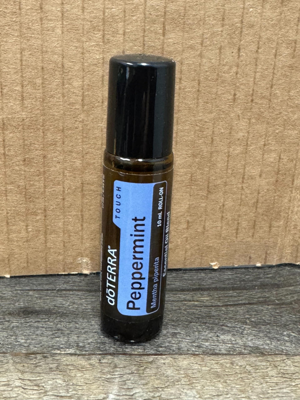 doTERRA Peppermint Touch applicator ready for on-the-go refresh and focus.