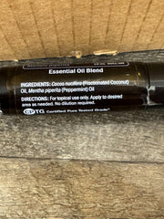 doTERRA Peppermint Touch label close-up with trusted oil source.
