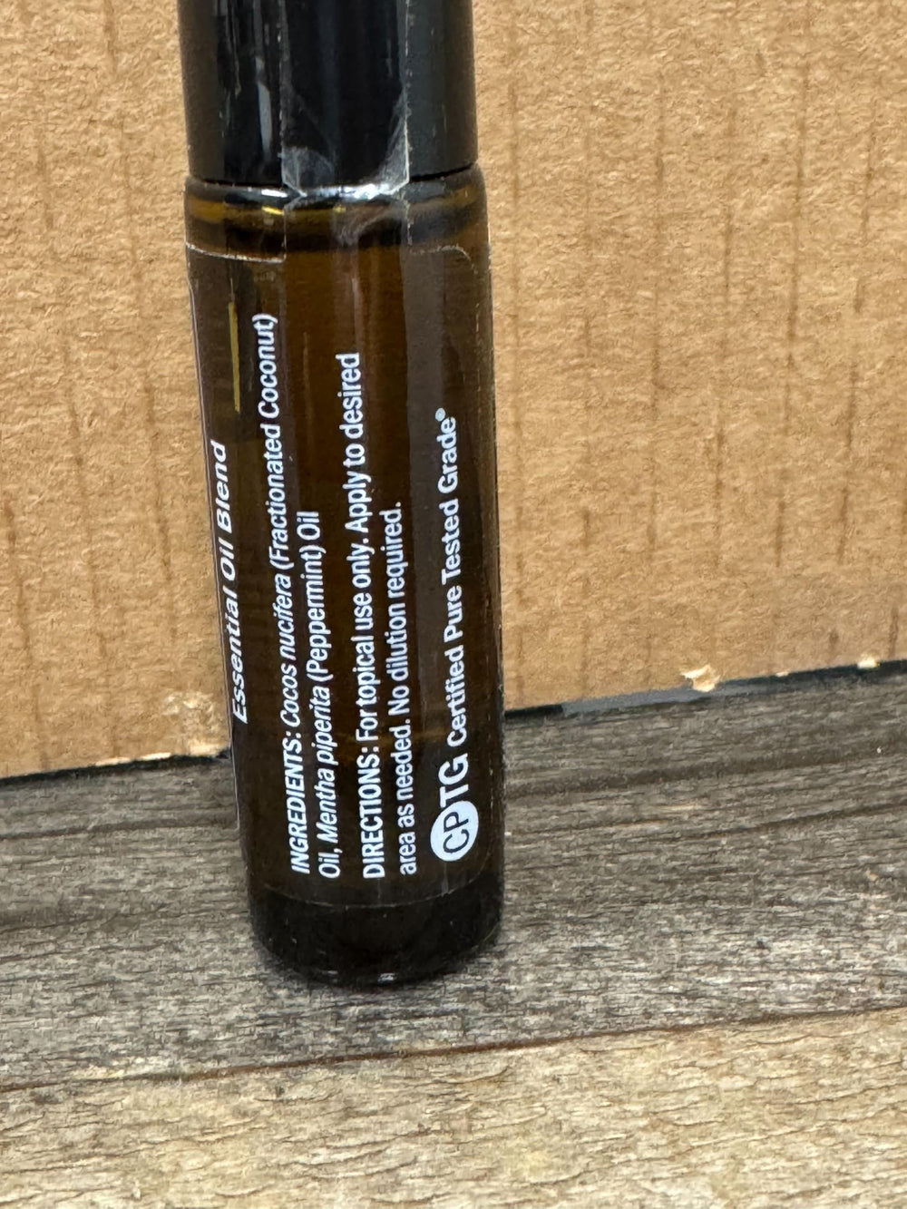 doTERRA Peppermint Touch travel case-ready bottle for refreshing moments.