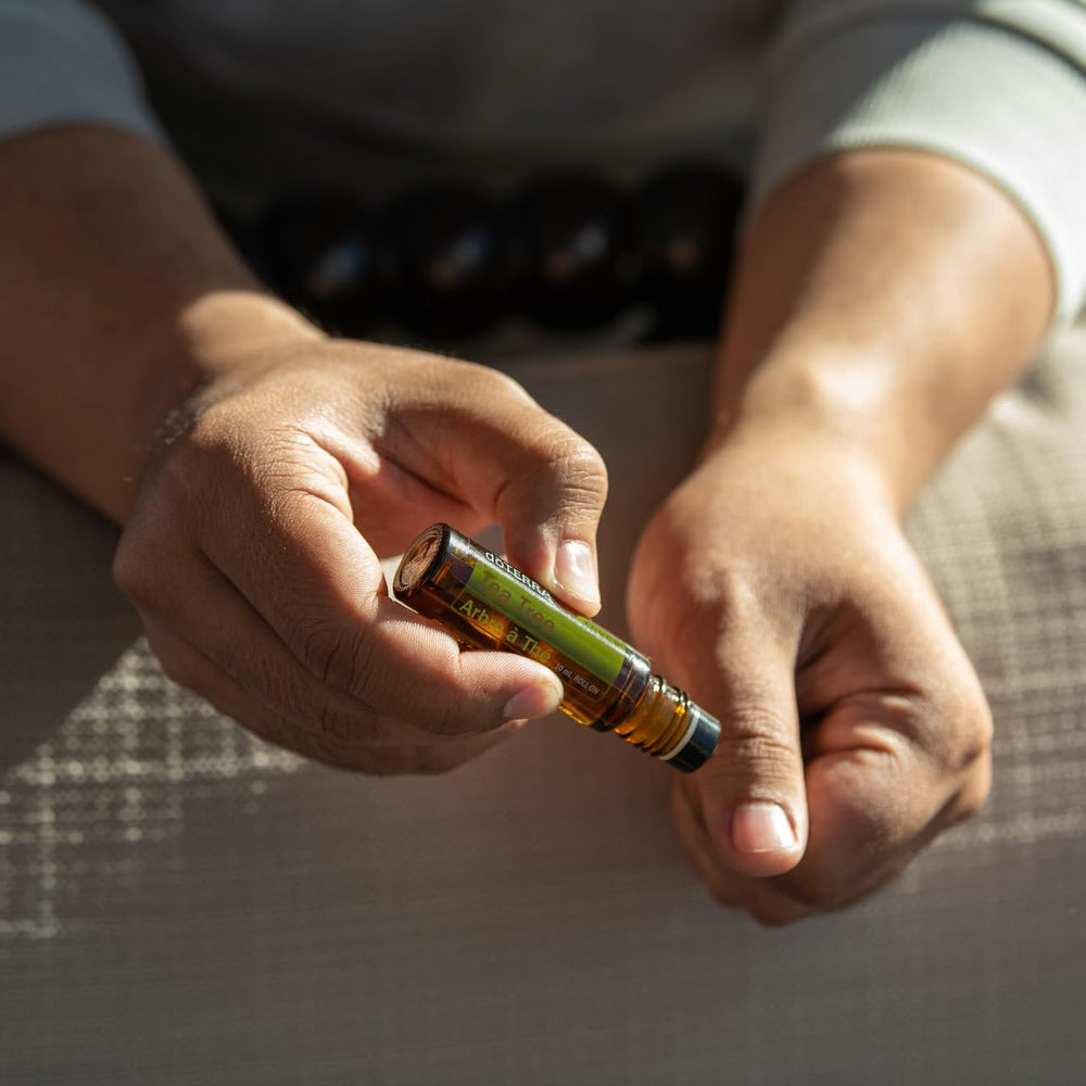 doTERRA Melaleuca Touch skin-care routine shot for daily topical use.