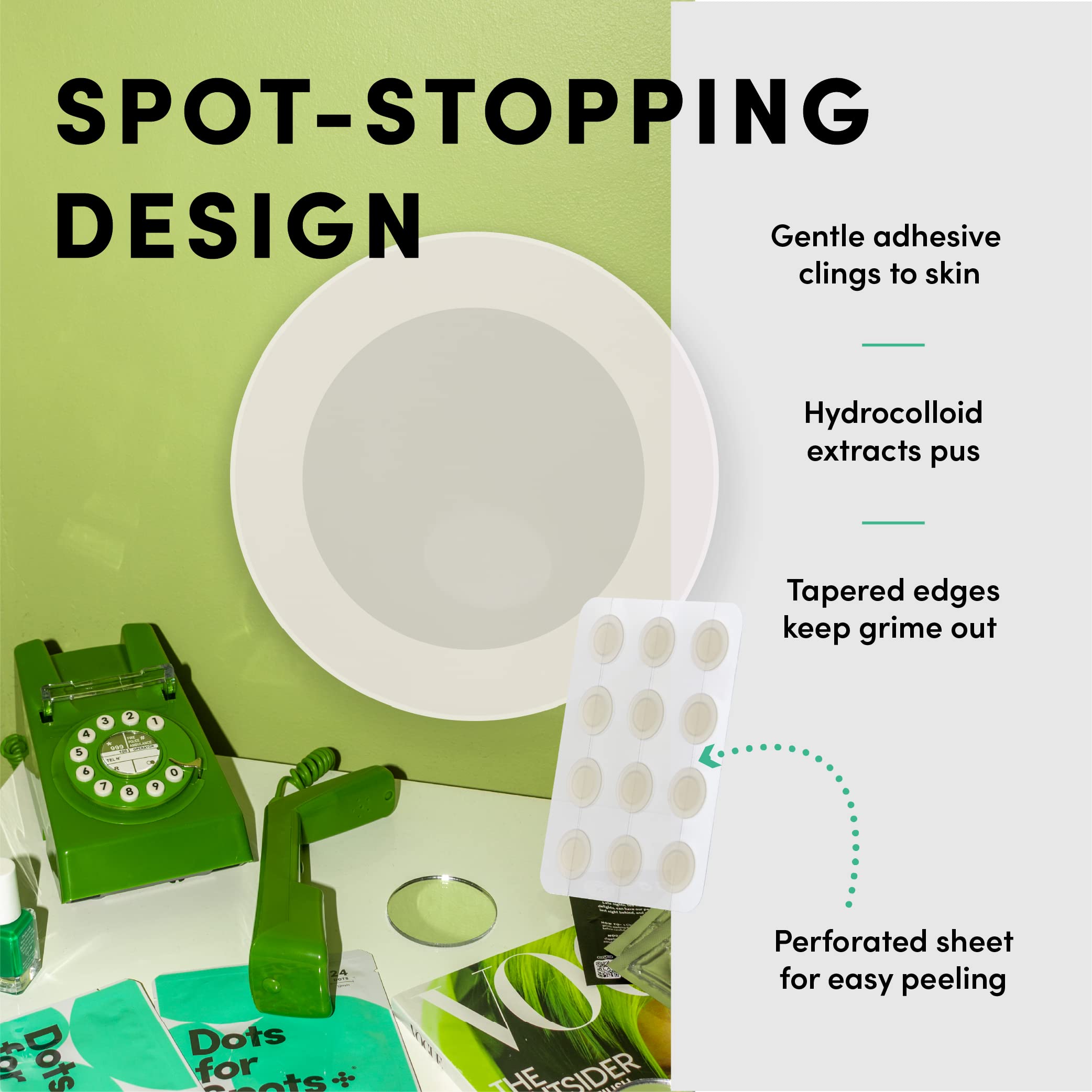 Dots for Spots pimple patches vegan and cruelty-free product aligns with ethical skincare.