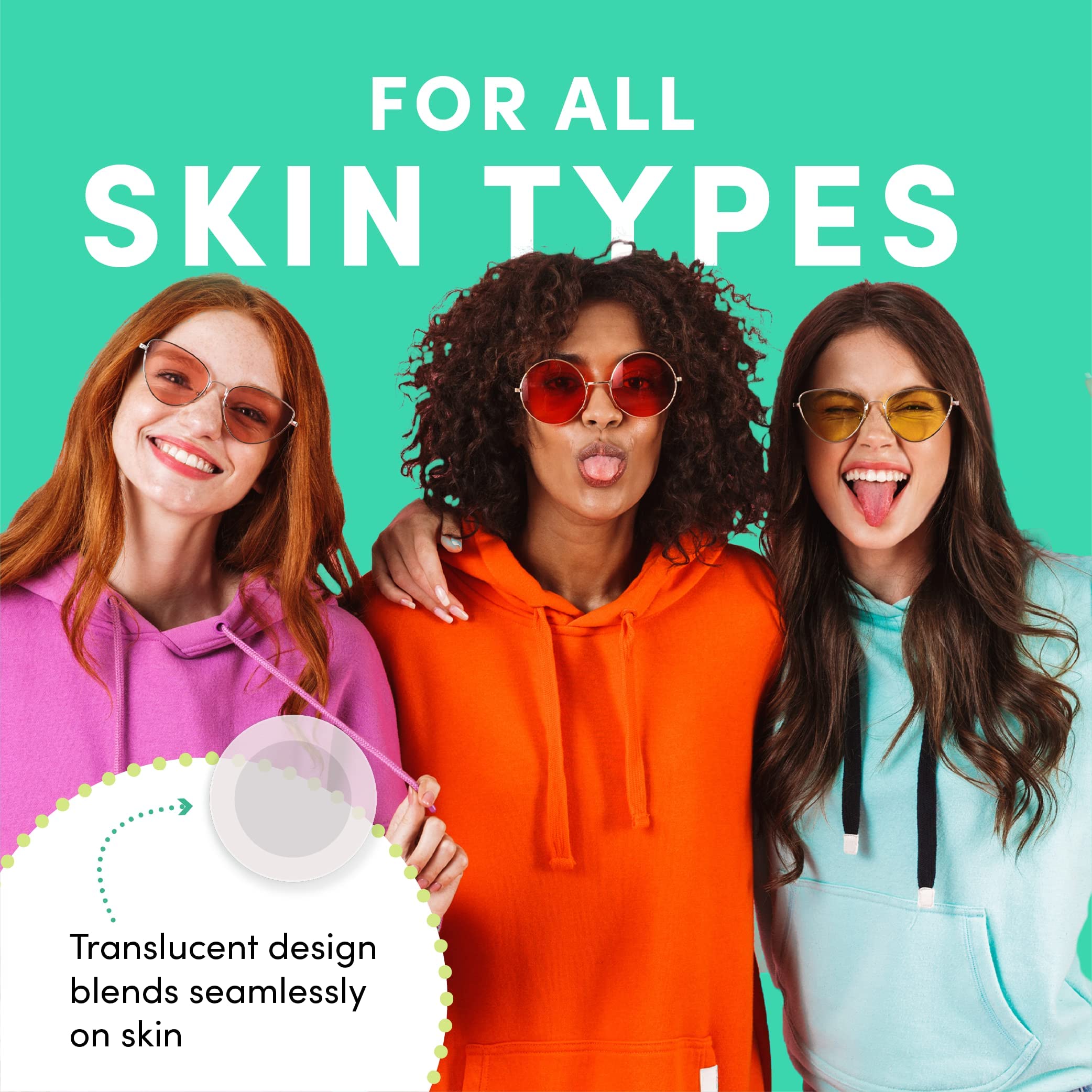 Dots for Spots patch helps minimize redness around active breakouts.