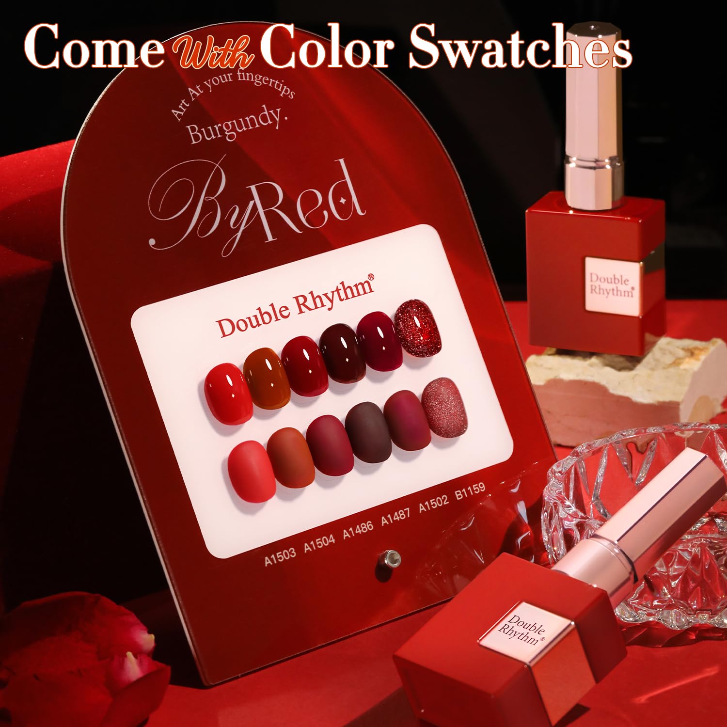 Double Rhythm 6-pcs gel polish set box display