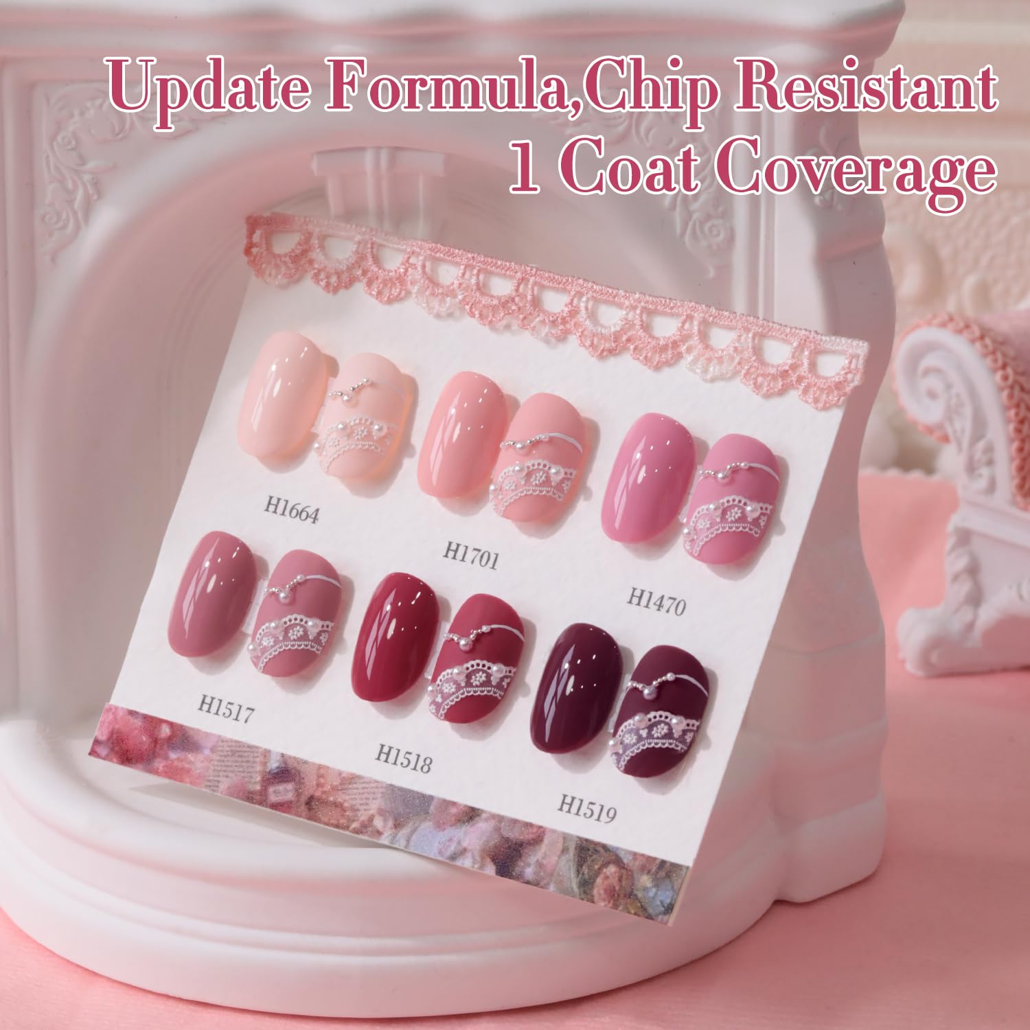 Double Rhythm at-home manicure setup example shows easy DIY nail art.