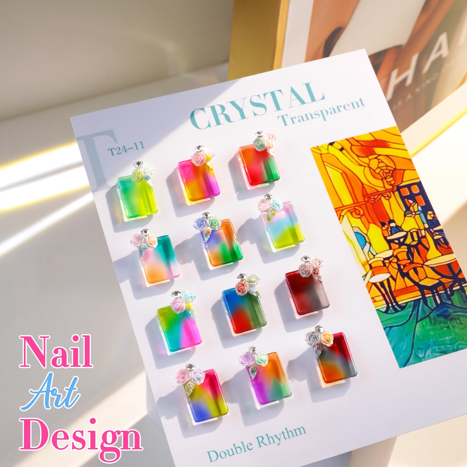 Double Rhythm at-home nail art showcase ideal for personal gifting.