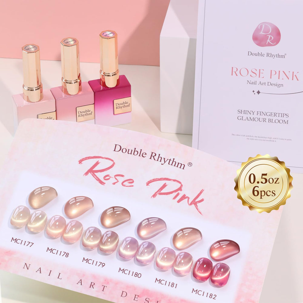 Double Rhythm base coat and top coat recommended for lasting shine